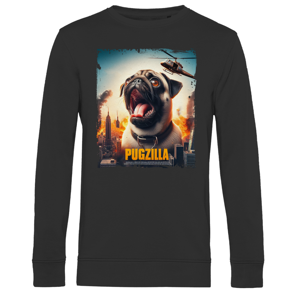 Herren Premium Bio Sweatshirt Pugzilla