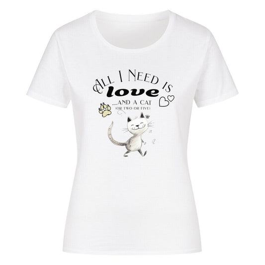 All i Need cat T-Shirt Damen - Kanimal - T-Shirt - MarketPrint