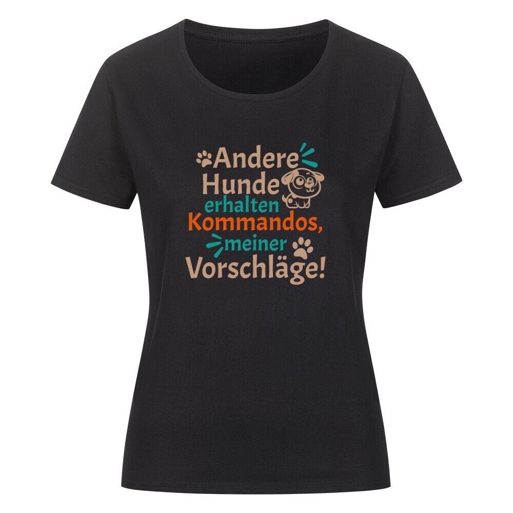 Andere Hunde erhalten Kommandos Organic T-Shirt Damen - Kanimal - T-Shirt - MarketPrint