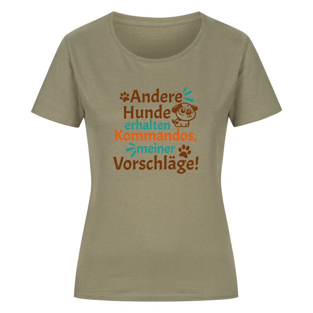 Andere Hunde erhalten Kommandos Organic T-Shirt Damen - Kanimal - T-Shirt - MarketPrint