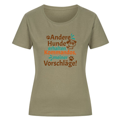 Andere Hunde erhalten Kommandos Organic T-Shirt Damen - Kanimal - T-Shirt - MarketPrint