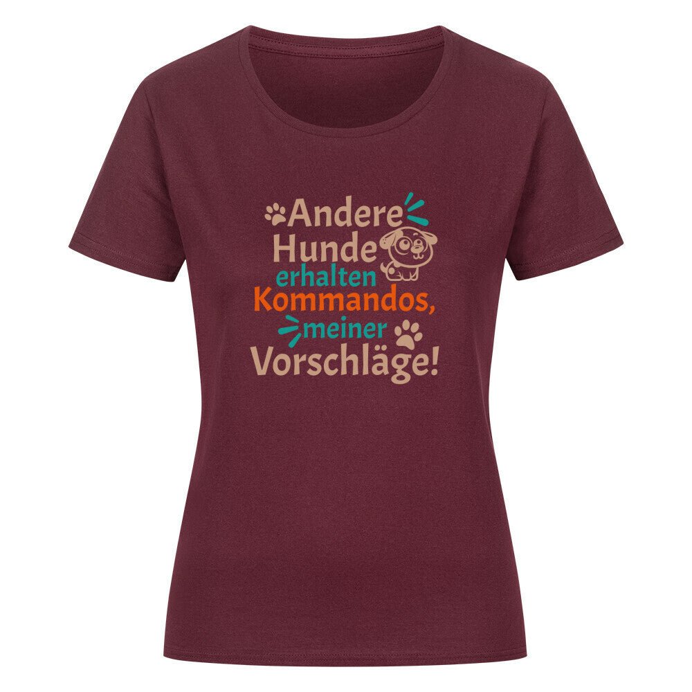 Andere Hunde erhalten Kommandos Organic T-Shirt Damen - Kanimal - T-Shirt - MarketPrint