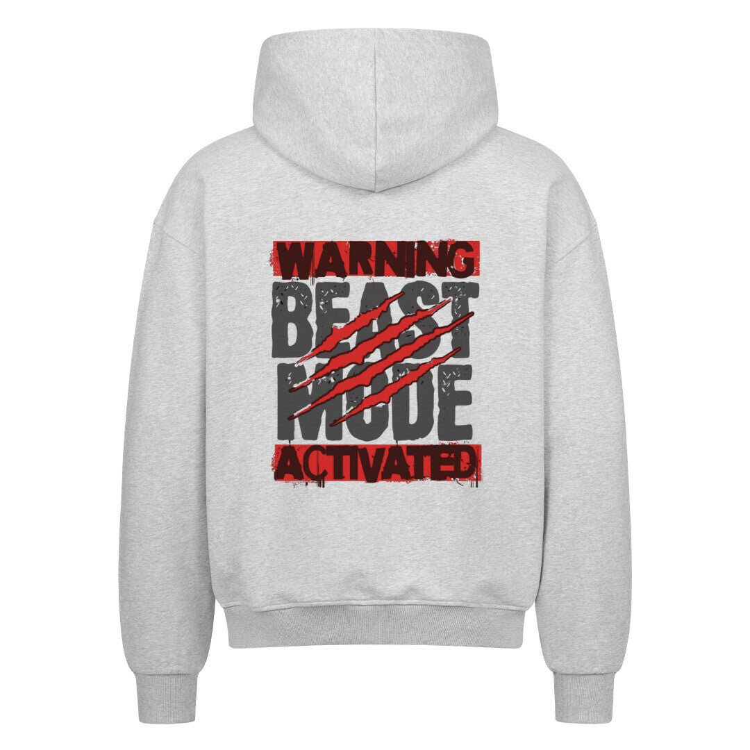 Beast Mode Oversized Zipper Hoodie - Kanimal - Hoodie - MarketPrint