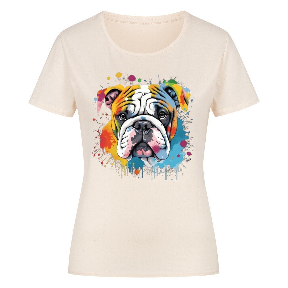 Bulldogge T-Shirt Damen - Kanimal - T-Shirt - MarketPrint