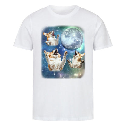 Corgi Moon Herren T-Shirt Premium - Kanimal - T-Shirt - MarketPrint