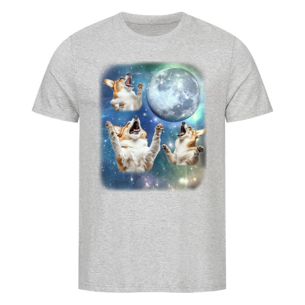 Corgi Moon Herren T-Shirt Premium - Kanimal - T-Shirt - MarketPrint