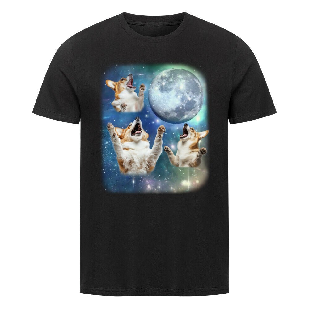 Corgi Moon Herren T-Shirt Premium - Kanimal - T-Shirt - MarketPrint