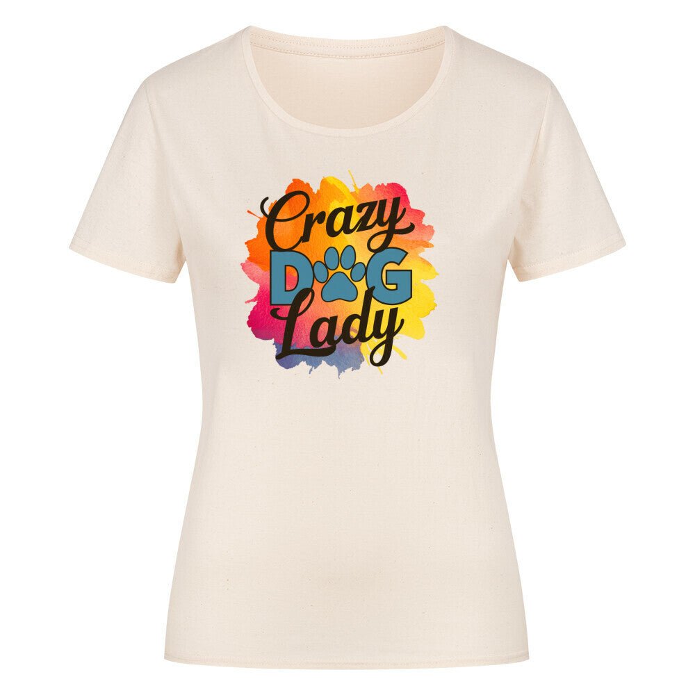 Crazy Dog Lady Damen T-Shirt - Kanimal - T-Shirt - MarketPrint