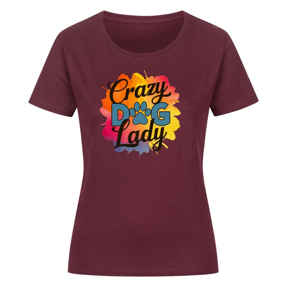 Crazy Dog Lady Damen T-Shirt - Kanimal - T-Shirt - MarketPrint