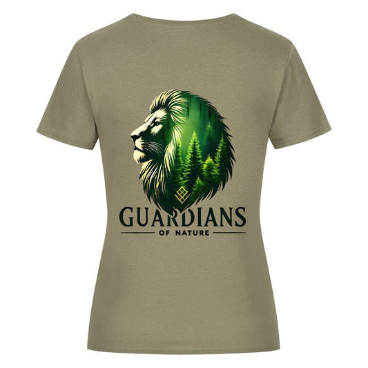 "Guardians of Nature" Damen - T-Shirt mit Rückenprint - Kanimal - T-Shirt - MarketPrint