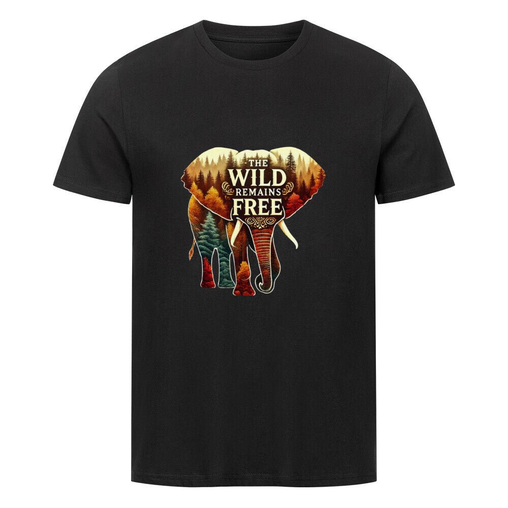 "The Wild Remains Free" Premium Organic Shirt Unisex - Kanimal - T-Shirt - MarketPrint