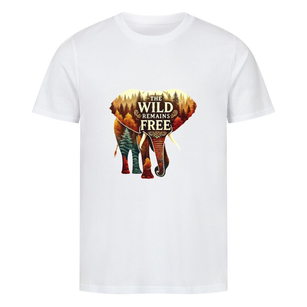 "The Wild Remains Free" Premium Organic Shirt Unisex - Kanimal - T-Shirt - MarketPrint