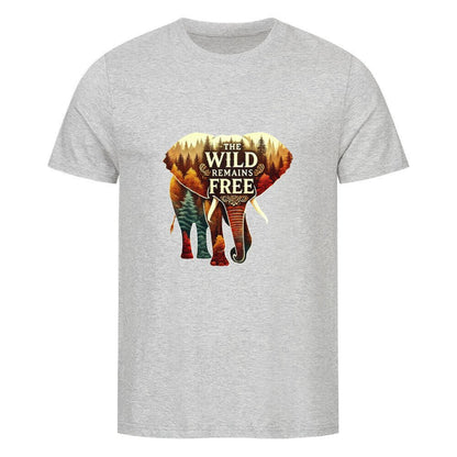 "The Wild Remains Free" Premium Organic Shirt Unisex - Kanimal - T-Shirt - MarketPrint